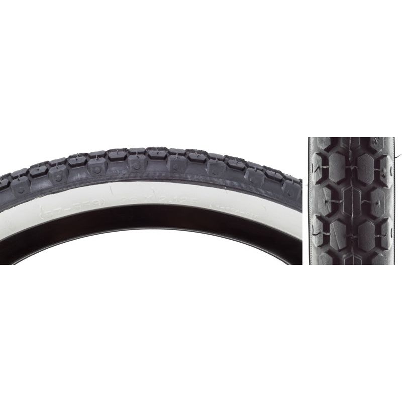 TIRE - 26 X 2.125 SUNLITE CRUISER BLACK/WHITE