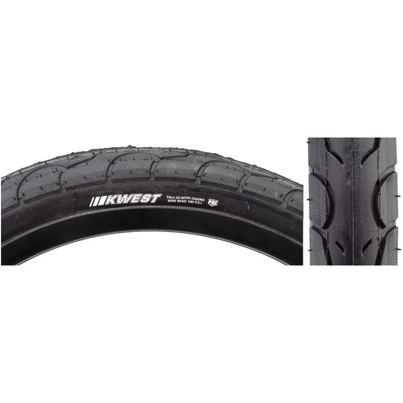 TIRE KEN KWEST 16x1.5 BK/BK SRC/PRC/60 WIRE 100psi