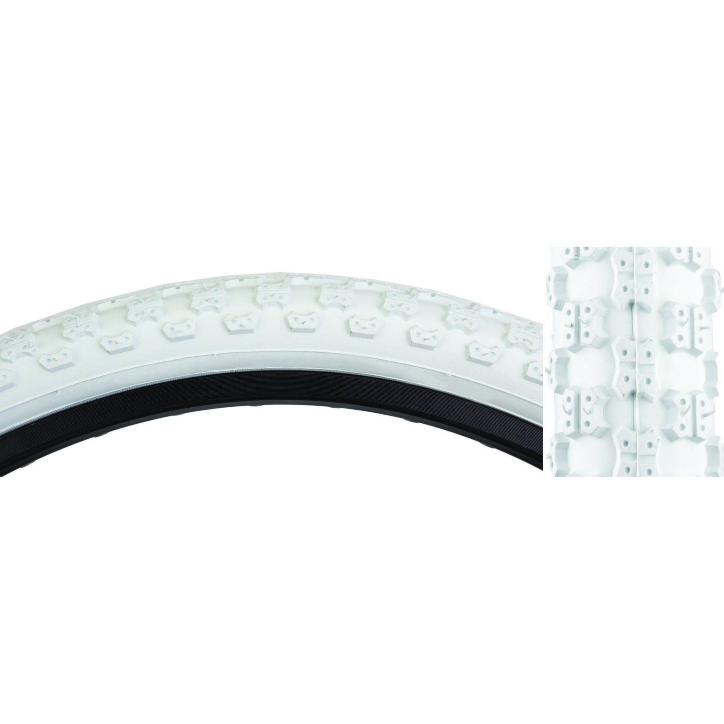 TIRE SUNLT 20x2.125 WH/WH MX3 K50 WIRE