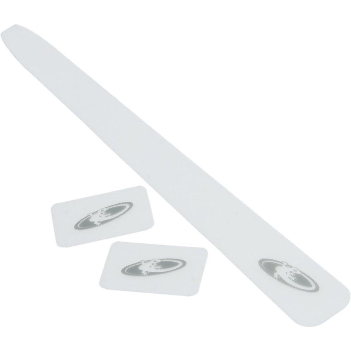 CHAINSTAY GUARD LIZARD ROAD CLEAR wFRAME PATCHES 32x13x222mm