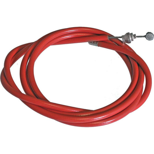 CABLE BRAKE ACTION SLICK LINED 2-END RED EACH