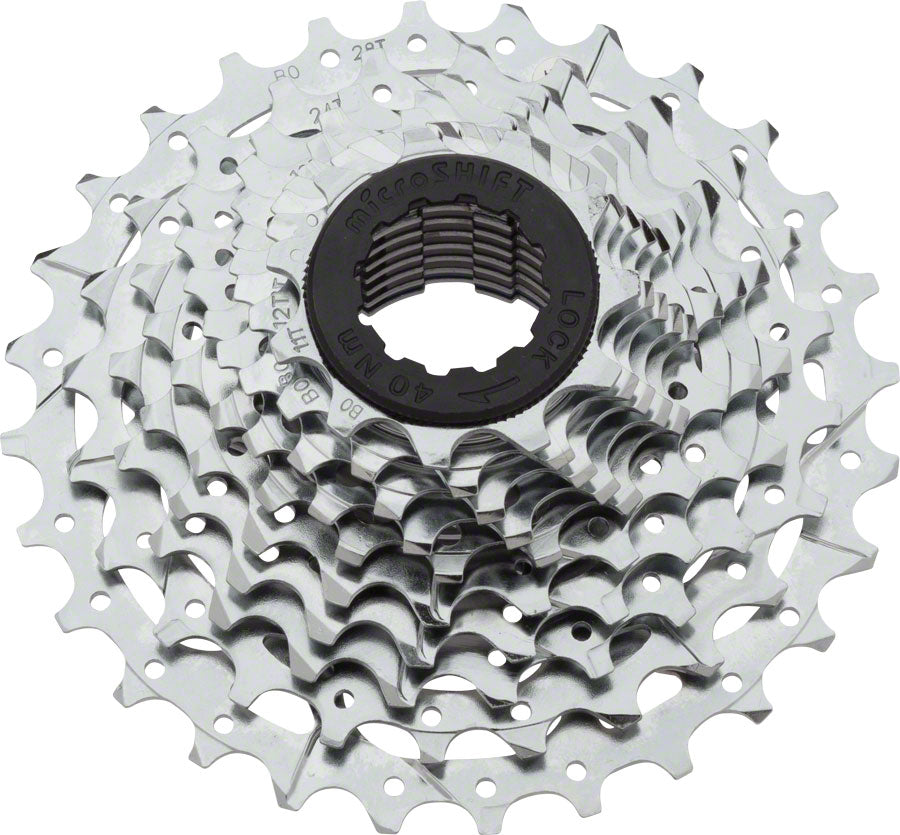Cassette Microshift H10 10 Speed, 11-28t, Silver, Chrome Plated