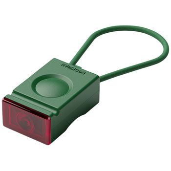 Bookman Block Taillight - Rechargable, Green