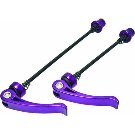 ACTION QR ALLOY PAIR PURPLE HUB AXLE SKEWER