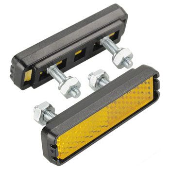 Wellgo Bolt-on Pedal Reflector Set