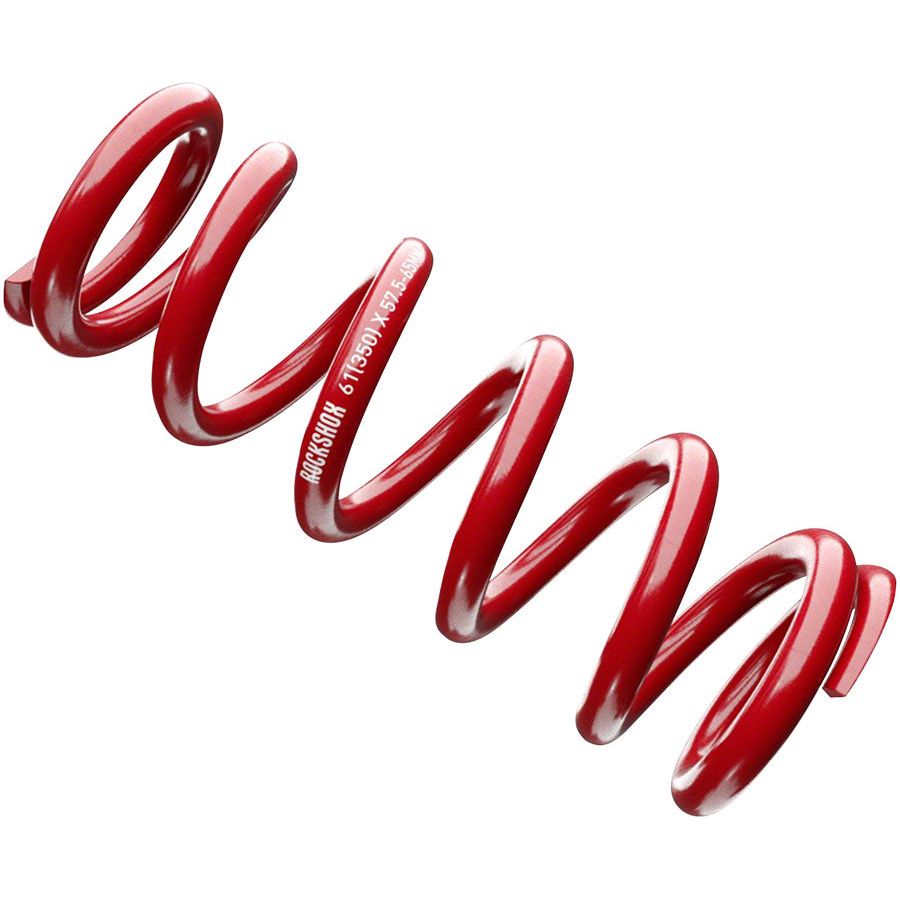 RockShox Metric Coil Spring - Length 151mm, Travel 57.5-65mm, 600 lbs, Red