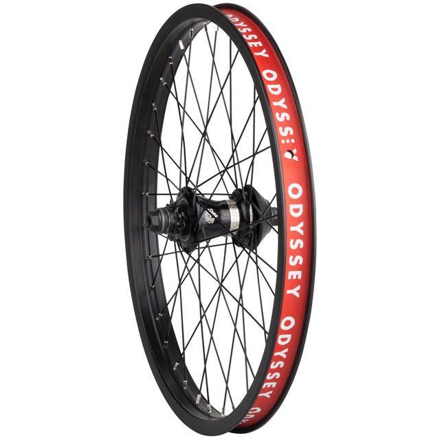 Odyssey Quadrant Rear Wheel - 20", 14 x 110mm, Rim Brake, Freecoaster RHD, Black