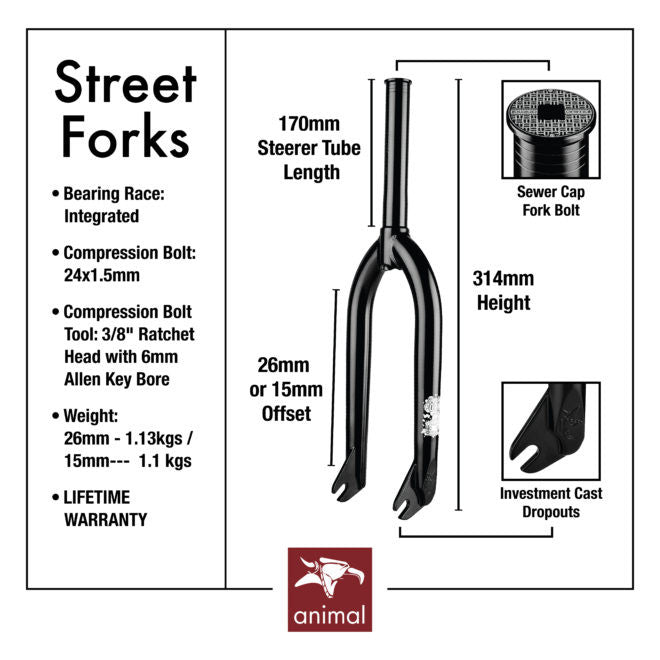 Animal Street Fork - LEGEND BIKES USA