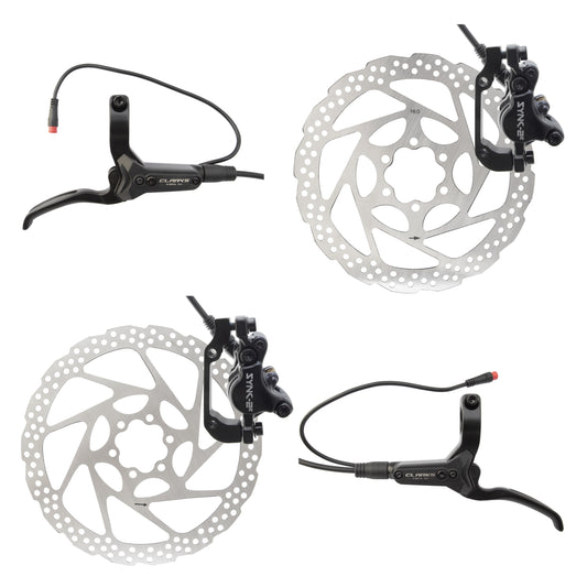 BRAKE DISC CLK SYNC-2E HYD FT-180/RR-160 w/LVRS BK