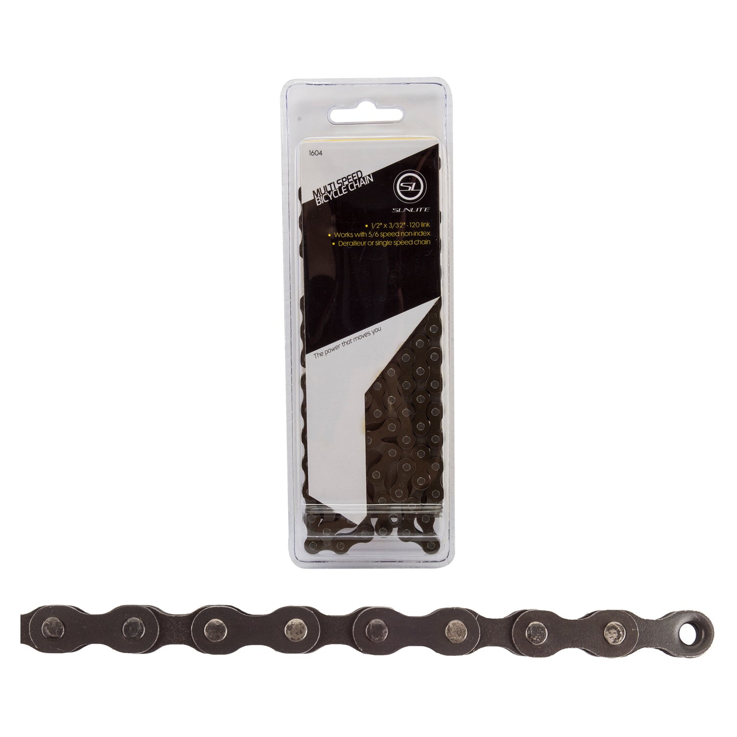 CHAIN SUNLT SCN-MS 5/6s BK 120L
