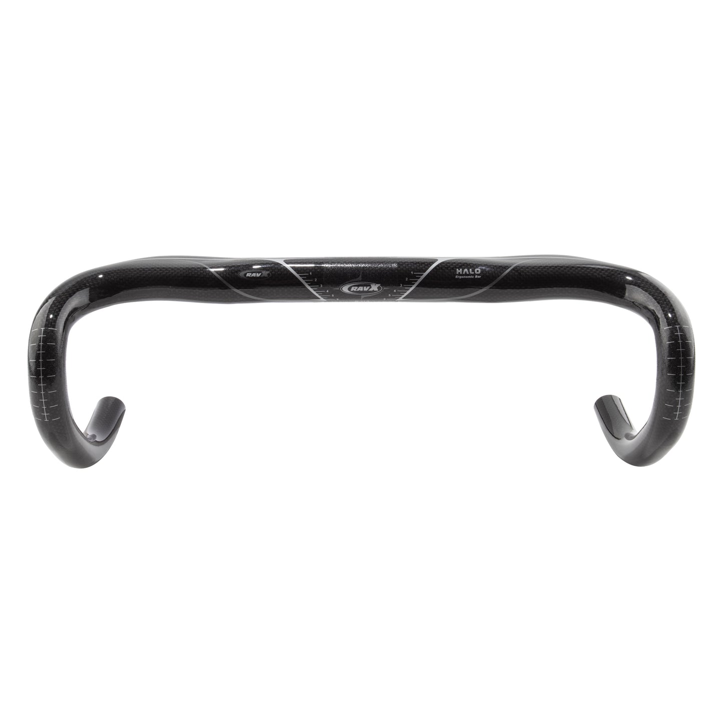 HBAR RAVX HALO handlebar 380mm wide 31.8mm clamp carbon