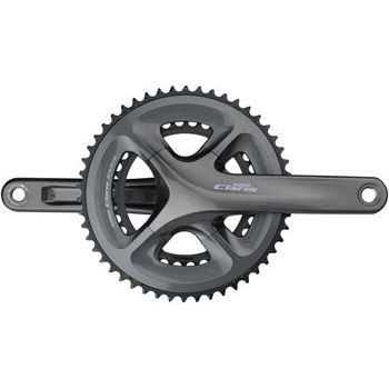 Shimano Claris FC-R2000 Crankset - 170mm, 8-Speed, 50/34t, 110 BCD, Hollowtech II Spindle Interface, Black