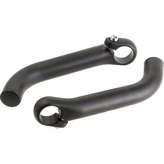 BAR ENDS ALTAIR, SKI BEND FORGED ALLOY BLK