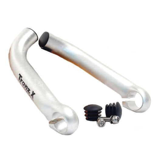 BAR ENDS, ALTAIR, 'SKI' BEND, FORGED ALLOY, SIL