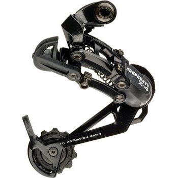 SRAM X4 Rear Derailleur - 7,8,9 Speed, Long Cage, Black