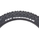 CST Toboggan Tire - 26 x 4, Clincher, Wire, Black