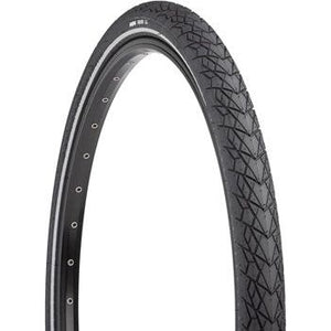MSW Tour Guide Tire - 26 x 1.75, Black, Folding Wire Bead, Puncture Protection, Reflective Sidewall, 33tpi